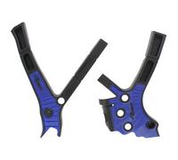 protections de cadre en plastique Rtech Yamaha Yz 125/250 2005 - 2026 noir/bleu
