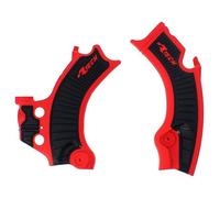 Rtech Protection de Cadre Compatible À Honda Crf 250R ab22 450R ab21 Rouge/Noir