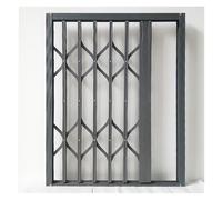 Protections de fenêtre rétractables antivol avec serrures et clés - Grille de sécurité en aluminium pour balcon, chambre à coucher, appartement - Barrière de séparation coulissante réglable - 100 x