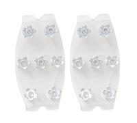 Protections de glace pour chaussures | Traces de glace invisibles antidérapantes universelles à sept dents - Pics de chaussures de glace de neige - Pour homme hiver extérieur randonnée course course