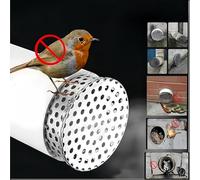 Protections de gouttière - Filtre en acier inoxydable - 10 cm - Protections de gouttière pour éviter le blocage des feuilles - Empêche les serpents, les souris et les oiseaux d'entrer dans la maison