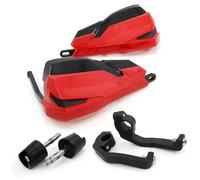 Protections De Guidon Protège-Mains Moto pour BMW pour R Nine T 2014-2019 Protection De Guidon Pare-Brise Déflecteurs(Rouge)