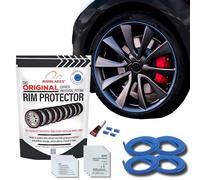 Protections de Jantes Rimblades Original en Alliage Bleu - 9 Coloris | Convient aux roues mesurant jusqu'à 22 pouces x 4 | Pour roues aux bords incurvés ou arrondis| Installation facile à réaliser
