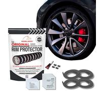 Protections de Jantes Rimblades Original en Alliage Graphite - 9 Coloris | Convient aux roues mesurant jusqu'à 22 pouces x 4 | Pour roues aux bords incurvés ou arrondis| Installation facile à réaliser