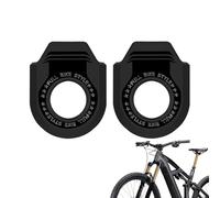 Protections de manivelle de vélo - Housse de protection anti-collision en TPU - Manchons de manivelle légers - Protection universelle pour garniture pour VTT et vélo de route pour trail riding
