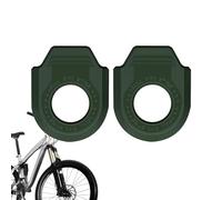 Protections de manivelle de vélo - Housse de protection anti-collision en TPU - Manchons de manivelle légers - Protection universelle pour garniture pour VTT et vélo de route pour trail riding
