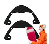 Protections de planche de skateboard - Excellente protection des bords | Protecteur de bord de , bandes de Protection de pare-chocs de Ski, 2 pièces de couvre-tête et queue arrondis, accessoi