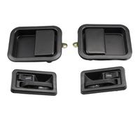 Protections de poignée de porte de voiture Poignée de porte extérieure pour Jeep 1987-2006 CJ 1976-1986 1 jeu Intérieur voiture Extérieur