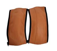 Protections de poignée en cuir synthétique de qualité supérieure avec fermeture éclair, faciles à nettoyer et pratiques pour une utilisation pratique pour les poussettes