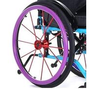 Protections De Poignées en Silicone Durable pour Jantes De Fauteuil Roulant | Antidérapantes, Confortables Et Faciles à Installer | Améliorent La Mobilité Et La Purple Color to FIT on 24 Rims