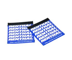 Protections de poignées Renthal Protège Clean Grips - bleu blanc