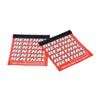Protections de poignées Renthal Protège Clean Grips - rouge blanc