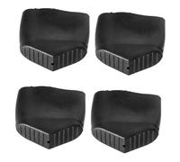 Protections de Sécurité pour Échelle, Patin Escabeau 30x20, 4 Pièces | Design Antidérapant, Installation Facile, Caoutchouc Noir, pour Échelles Télescopiques et Multifonctions