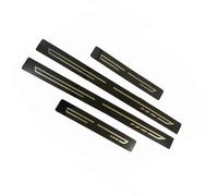 Protections de Seuil de Porte Voiture Lot de 4 pour Renault Zoe II (2019-2025 2026), Effet Fibre de Carbone Autocollant Anti-Rayures, Baguette de Protection