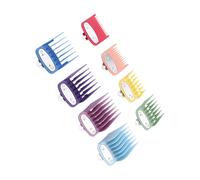 Protections de tondeuse à cheveux 8x, accessoires avec Clip en métal, Guide de coupe de cheveux professionnel, ensemble de peignes pour tondeuse Wahl, barbier