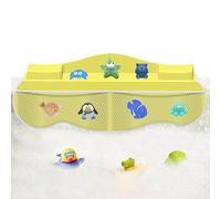 Protections d'eau De - Support De Jouet De 55,8x42,5 Cm pour | Effortles Pare-éclaboussures De Baignoiree, Organisateur De Jouets pour De Comprenant 4 Poch