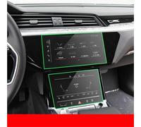 Protections D'écran pour E-tron 2018 2019 2020 2021 Film Autocollant Protection D'écran LCD Verre Trempé Accessoires Protection Tableau Bord Voiture Protecteur D'écran(Navigation Glass)