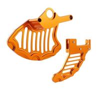 Protections d'étriers de Moto Kit de Protection Disque Frein Avant et arrière, adapté pour EXC 300 TPi Six Jours, EXC-F 500 SX-F 450 XC-F 350 XC-W(Kit Orange)