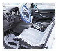 Protections d'habitacle jetables en plastique taille unique - kit 5 en 1