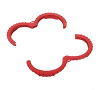 Protections d'hélice anti-collision pour DJI Avata 2 avec construction en ABS offrant un ajustement sûr et une sécurité de vol améliorée (Rouge-1)