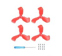 Protections d'hélice pour DJI Neo 2, protections de lame en polycarbonate avec vis, accessoires colorés pour quadricoptère pour mini sécurité, accessoires de pièces de rechange (rouge)