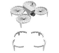 Protections d'hélices - Snap pour DJI Mini 2/Mini 3 Pro/SE - Protections de lame à rabat avec anneaux anti-chocs, armure légère en TPU pour vol en intérieur et sécurité débutant (13,5 cm, noir)