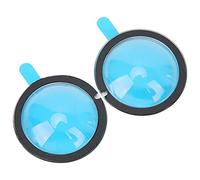 Protections d'objectif d'appareil photo, coque de protection d'objectif de caméra d'action, capuchon de protection anti-rayures avec film à 3 couches, accessoire de caméra d'action panoramique pour Insta360 ONE X2