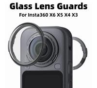Protections d'objectif en verre de qualité supérieure pour Insta360 X6 X5 X4 Air X3, capuchon de protection d'objectif en verre trempé résistant aux rayures, accessoires pour appareil photo. for Insta