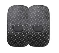 Protections Dossier Siège pour Toyota Vanguard 2007-2013, Coussin Anti-Coups de Pied Cuir Protection de Siège Auto Accessoires,Long*2