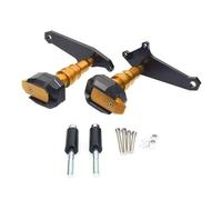 Protections du Cadre Accessoires Moto CNC Protection Antichute, Patin De Carénage, Coussinet pour pour CBR500R 2017-2020(Or)