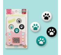 Protections en silicone souple pour manettes Joy-Con, revêtements de joystick avec motif griffe de chat, améliorent votre expérience de jeu.