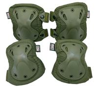 Protections genoux et coudes JB Tacticals - Olive Green