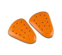 Furygan Sliders Genoux Protection Hanches Discrète Unisexe Circulation d'air Optimale, Technologie D3O pour Pantalon Jean de Moto, Orange, Taille Unique