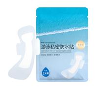 Protections Hygiéniques Imperméables Pour La Natation | Patchs Privés Imperméables Transparents - 4 Pièces Doublures Autocollantes Hygiéniques Portables pour Femmes et Filles en Spa, les Sports Nautiq