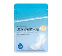 Protections Hygiéniques Menstruelles pour la Natation - Patchs Privés Imperméables Transparents,4 Pièces Doublures Autocollantes Hygiéniques Portables pour Femmes et Filles en Spa, les Sports Nautique
