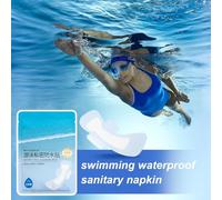 Protections Hygiéniques Pour La Natation - Patchs Privés Imperméables Transparents | 4 Pièces Doublures Autocollantes Hygiéniques Portables pour Femmes et Filles en Spa, les Sports Nautiques