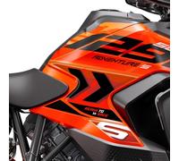 Protections latérales de réservoir en résine 3D compatibles avec KTM 1290 Super Adventure S 2023 L-167 (Orange)