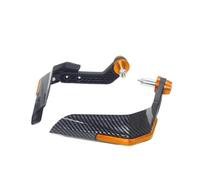 Protections Levier Embrayage Frein Moto pour Aprilia pour Shiver 750 900 GT750 GT900 Bouclier De Protection des Mains De Moto Équipement De Protection Coupe-Vent(Orange)