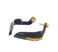 Protections Levier Embrayage Frein Moto pour Kawasaki Z800 Z900 Z900RS Z1000 Z1000R Z1000SX Moto Garde-Main Bouclier Coupe-Vent Équipement De Protection(Or)