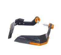 Protections Levier Embrayage Frein Moto pour Kawasaki Z900 Z 900 2017-2021 Bouclier De Protection des Mains De Moto Équipement De Protection Coupe-Vent(Orange)