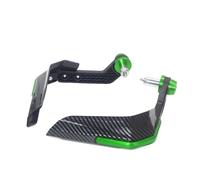 Protections Levier Embrayage Frein Moto pour Kawasaki Z900 Z 900 2017-2021 Bouclier De Protection des Mains De Moto Équipement De Protection Coupe-Vent(Vert)