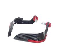 Protections Levier Embrayage Frein Moto pour pour Hornet CB600F CB600 CB599 CB900F Protège-Mains De Moto Équipement De Protection Coupe-Vent(Rouge)