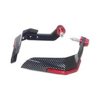 Protections Levier Embrayage Frein Moto pour Yamaha XSR700 XSR900 Bouclier De Protection des Mains De Moto Équipement De Protection Coupe-Vent(Rouge)