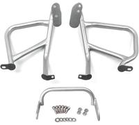 Protections moteur pour motos Barres de protection inférieures pour moto pour BMW R1200GS R1200 GS 2013-2017 2018(Lower Bumper Silver)