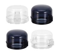 Protections Plastique pour Boutons de Cuisinière à Gaz, 4 Pièces | Adhésif, Résistant à L'huile, Installation Facile, pour Brûleur et Bouton de Cuisinière