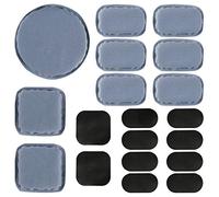 Protections pour Casque Universal Airsoft Aoutacc, Kits de Rembourrage en Mousse de Remplacement pour Casque 19pcs / Set Set Tapis pour Casque Fast/Mich/ACH/USMC/PASGT (Memory Foam, Gray)