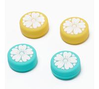Protections pour joysticks de manette Nintendo Switch, capuchons ergonomiques en silicone pour une protection renforcée, motif fleur de sakura, pour