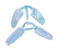 Protections réfléchissantes pour pattes de chien avec bandes élastiques avant et arrière - Résistantes à l'eau - Coudières respirantes