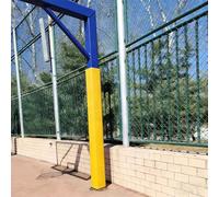 Protections rembourrées pour poteaux de basket-ball : coussinets de protection en mousse enveloppants, protection intégrale carrée pour poteau de panier de basket-ball, rembourrage de protec