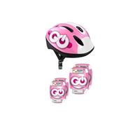 Stamp Combo casque + genouillères/coudières SKIDS Control Tour de tête réglable 50/56 cm Pink